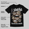 Leather Curb Sneakers White Anthracite DopeSkill T-Shirt The Mouth With No Droughts Graphic