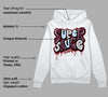 Burgundy 5s DopeSkill Hoodie Sweatshirt Super Sauce Graphic