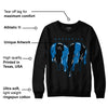 AJ 1 Dark Marina Blue DopeSkill Sweatshirt Slime Drip Heart Graphic