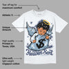 Diffused Blue Sail Grey White 1s DopeSkill T-Shirt Heaven Sent Graphic