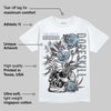NB 2000 “Silver/Blue” DopeSkill T-Shirt Side Hustle Graphic