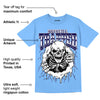 AJ 6 University Blue DopeSkill University Blue T-Shirt Trapped Halloween Graphic