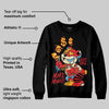 Red Collection DopeSkill Sweatshirt Make Money Graphic