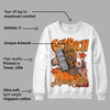 Orange Black White DopeSkill Sweatshirt Get Rich Graphic