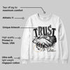 Reverse Metallic 5s DopeSkill Sweatshirt Trust No One Graphic