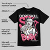 White Fluo Pink DopeSkill T-Shirt Stay It Busy Graphic