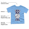 University Blue 6s DopeSkill Toddler Kids T-shirt Sneaker Bear Graphic - University Blue T-shirt