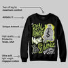 Bright Cactus 13s DopeSkill Sweatshirt Real Ones Move In Silence Graphic