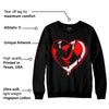 Satin Bred 1s DopeSkill Sweatshirt Heart AJ 1 Graphic