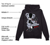 Bred Reimagined 4s DopeSkill Hoodie Sweatshirt Sneakerhead BEAR Graphic