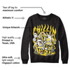 Yellow Snakeskin 11s DopeSkill Sweatshirt Chillin Graphic