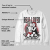 Flight Club 4s DopeSkill Sweatshirt Real Lover Graphic