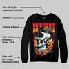 Red 'Drip or Die' DopeSkill Graphic Sweatshirt