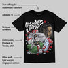 Black Metallic Reimagined 5s DopeSkill T-Shirt Stressless Graphic