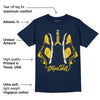 Michigan Dunks DopeSkill Midnight Navy T-Shirt Breathe Graphic