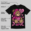 Rick RO Pink Leather Sneakers DopeSkill T-Shirt Broken Bear Graphic