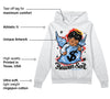 Powder Blue 9s DopeSkill Hoodie Sweatshirt Heaven Sent Graphic