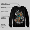 Samba Leopard Pack Collegiate Green DopeSkill Sweatshirt Smile Through The Pain Graphic