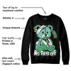 Green Glow 1s DopeSkill Sweatshirt Hurt Bear Graphic