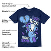 Georgetown 5s DopeSkill Midnight Navy T-shirt Love Sick Graphic