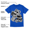 AJ 5 Racer Blue DopeSkill Racer Blue T-shirt Bear Steals Sneaker Graphic