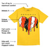 Vivid Sulfur 4s DopeSkill Yellow T-shirt Slime Drip Heart Graphic