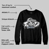 Black Metallic Reimagined 5s DopeSkill Sweatshirt Rare Breed Type Graphic