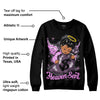 Mauve Off-Noir 2s DopeSkill Sweatshirt Heaven Sent Graphic