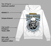 Blue Grey 13s DopeSkill Hoodie Sweatshirt Trapped Halloween Graphic