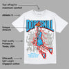 University Blue Toe 1s DopeSkill T-Shirt Thunder Dunk Graphic