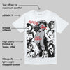 White Cement 4s DopeSkill T-Shirt Built Different Graphic