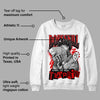 Red Cement 4S DopeSkill Sweatshirt Sorry I've Been Trappin Graphic