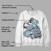 Blue Grey 13s DopeSkill Sweatshirt Bear Steals Sneaker Graphic