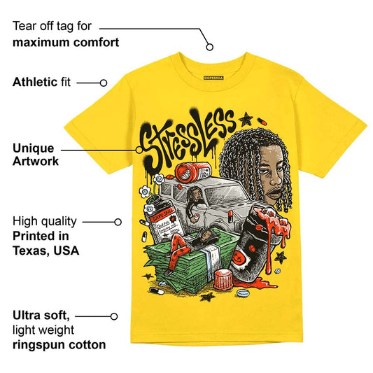 Yellow Ochre 6s DopeSkill Yellow T-shirt Stressless Graphic