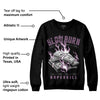 Mauve Off-Noir 2s DopeSkill Sweatshirt Slow Burn Graphic