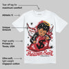 Fire Red “Black Tongue” 5s DopeSkill T-Shirt Heaven Sent Graphic