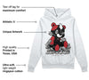 Red Taxi 12s DopeSkill Hoodie Sweatshirt MOMM Bear Graphic