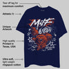 Midnight Navy 3s DopeSkill Navy T-shirt MILF Graphic