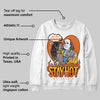 Orange Black White DopeSkill Sweatshirt Stay Hot Graphic