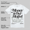 1906R ‘White Gold’ DopeSkill T-Shirt Money Is Our Motive Typo Graphic