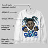 Royal Blue 'Two Sides' DopeSkill Graphic Sweatshirt