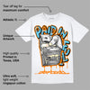 Dunk High 1985 SP Orange Acid Wash DopeSkill T-Shirt Paid In Full Graphic