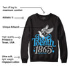 University Blue 2s DopeSkill Sweatshirt Juneteenth 1865 Graphic