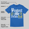 Foamposite One Dark Neon Royal DopeSkill Royal T-shirt Protect Me From Evil Graphic