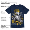 Michigan Dunks DopeSkill Midnight Navy T-Shirt Boys Don't Cry Graphic