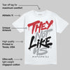 White Cement 4s DopeSkill T-Shirt They Not Like Us Graphic