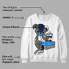 Midnight Navy 3s DopeSkill Sweatshirt Sneakerhead BEAR Graphic