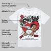 Fire Red “Black Tongue” 5s DopeSkill T-Shirt No Fake Love Graphic