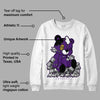 Field Purple 12s DopeSkill Sweatshirt MOMM Bear Graphic