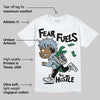 Blue Suede 40s DopeSkill T-Shirt Fear Fuels The Hustle Graphic